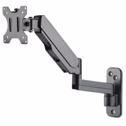 Manhattan TV & Monitor Mount, Wall, Spring Arm, 1 screen, Screen Sizes: 17-32", Black, VESA 75x75 to 100x100mm, Max 8kg, Height Adjustable Swivel Arm (3 pivots), Lifetime Warranty - Additional view 5