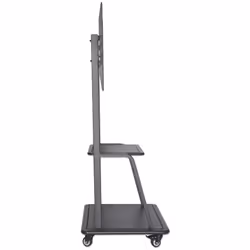 Manhattan TV & Monitor Mount, Trolley Stand, 1 screen, Screen Sizes: 37-100", Black, VESA 200x200 to 800x600mm, Max 150kg, LFD, Lifetime Warranty - Additional view 4