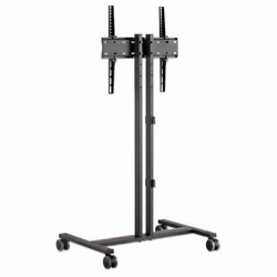 Manhattan TV & Monitor Mount, Trolley Stand (Compact), 1 screen, Screen Sizes: 34-55", Silver, VESA 200x200 to 400x400mm, Max 35kg, Height-adjustable to four levels: 862, 916, 970 and 1024mm, LFD, Lifetime Warranty - Additional view 4
