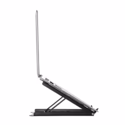 Manhattan Laptop and Tablet Stand, Adjustable (5 positions), Suitable for all tablets and laptops up to 15.6", Portable and Lightweight, Steel, Black, Lifetime Warranty - Additional view 5