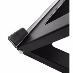 Manhattan Laptop and Tablet Stand, Adjustable (5 positions), Suitable for all tablets and laptops up to 15.6", Portable and Lightweight, Steel, Black, Lifetime Warranty - Additional view 6