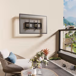 Manhattan Outdoor Wall Mount for TV & Monitors (Tiltable Anti Theft), For screens 37" to 65", VESA compatability: all between 200x200mm and 600x400mm - check the dimensions of the four mounting holes on back of screen to ensure it fits, Max 80kg, Lockable, Bracket - Additional view 5