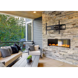 Manhattan Outdoor Wall Mount for TV & Monitors (Full Motion), For screens 37" to 65", VESA compatability: all between 200x200mm and 600x400mm - check the dimensions of the four mounting holes on back of screen to ensure it fits, Max 50kg, Weatherproof, Bracket - Additional view 4