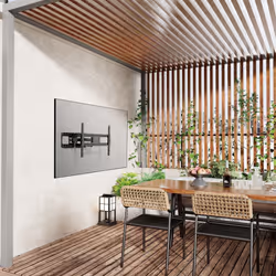 Manhattan Outdoor Wall Mount for TV & Monitors (Full Motion), For screens 37" to 65", VESA compatability: all between 200x200mm and 600x400mm - check the dimensions of the four mounting holes on back of screen to ensure it fits, Max 50kg, Weatherproof, Bracket - Additional view 6