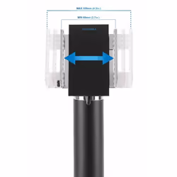 Manhattan 462242 holder Active holder Terminal Black, Silver