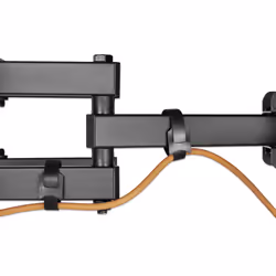Manhattan TV & Monitor Mount, Wall, Full Motion, 1 screen, Screen Sizes: 37-65", Black, VESA 100x100 to 600x400mm, Max 40kg, LFD, Tilt & Swivel with 3 Pivots, Lifetime Warranty - Additional view 8