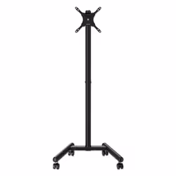 Manhattan Trolley Mount Stand for TV & Monitors, For screens: 13" to 42", VESA compatability: all between 75X75 to 200x200mm - check the dimensions of the four mounting holes on back of screen to ensure it fits, Max 20kg, Height-adjustable to six levels, Bracket - Additional view 3