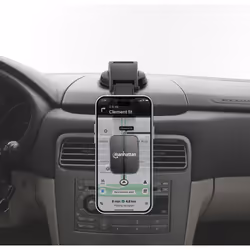 Manhattan Universal Car Dashboard Mount with Magnetic Phone Holder for Smartphones, Horizontal or Vertical Use, Black - Additional view 6