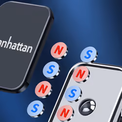 Manhattan Universal Car Dashboard Mount with Magnetic Phone Holder for Smartphones, Horizontal or Vertical Use, Black - Additional view 7
