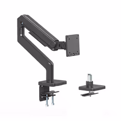 Manhattan TV & Monitor Mount, Desk, Full Motion (Spring), Screen Sizes: 17-49", Black, C-Clamp or Grommet Assembly, VESA 75x75 to 200x200mm, Max 20kg - Additional view 4