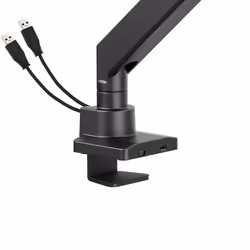 Manhattan TV & Monitor Mount, Desk, Full Motion (Gas Spring), Screen Sizes: 13-42", Black, C-Clamp or Grommet Assembly, VESA 75x75 to 200x200mm, Max Flat/27kg Curved/22kg - Additional view 6