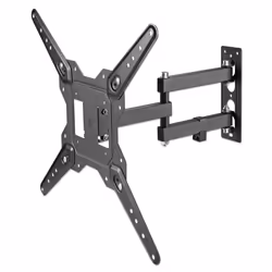 Manhattan Wall Mount for TV & Monitors (Full Motion), For Screens 32" to 55", VESA compatability: between 100x100mm and 400x4 ...