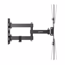 Manhattan Wall Mount for TV & Monitors (Full Motion), For Screens 32" to 55", VESA compatability: between 100x100mm and 400x400mm, Max 30kg, Check the screen's dimensions of the four mounting holes on back to ensure it fits, Black, Backed by Lifetime Warranty - Additional view 5