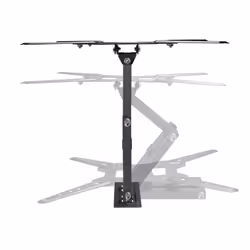 Manhattan Wall Mount for TV & Monitors (Full Motion), For Screens 32" to 55", VESA compatability: between 100x100mm and 400x400mm, Max 30kg, Check the screen's dimensions of the four mounting holes on back to ensure it fits, Black, Backed by Lifetime Warranty - Additional view 6