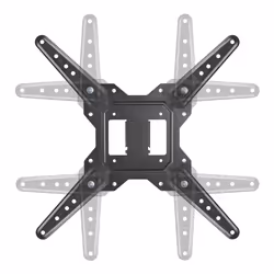 Manhattan Wall Mount for TV & Monitors (Full Motion), For Screens 32" to 55", VESA compatability: between 100x100mm and 400x400mm, Max 30kg, Check the screen's dimensions of the four mounting holes on back to ensure it fits, Black, Backed by Lifetime Warranty - Additional view 8