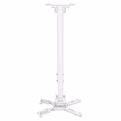 Manhattan Projector Mount, Ceiling, Universal, Full Motion, Height Range: 745 to 1145mm, Max 35kg, White, 360° rotation, +/-20° Tilt, and +/-8° Swivel, Lifetime Warranty - Additional view 5