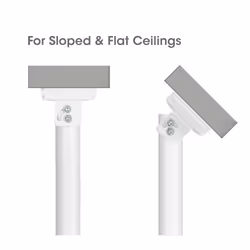 Manhattan Projector Mount, Ceiling, Universal, Full Motion, Height Range: 745 to 1145mm, Max 35kg, White, 360° rotation, +/-20° Tilt, and +/-8° Swivel, Lifetime Warranty - Additional view 7