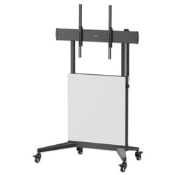 Manhattan Trolley Mount Stand for TV & Monitors (tool free height adjust), For screens:60" to 100",VESA:all between 200x200 to 1000x600mm -check the dimensions of the four mounting holes on back of screen to ensure it fits,Max 80kg,Height 1240 to 1560mm,LFD,Bracket
