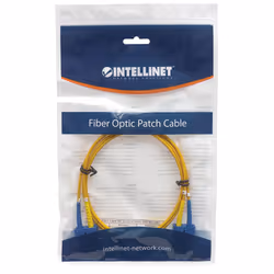 Intellinet Fiber Optic Patch Cable, OS2, SC/SC, 1m, Yellow, Duplex, Single-Mode, 9/125 µm, LSZH, Fibre, Lifetime Warranty, Polybag - Additional view 4