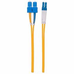 Intellinet Fiber Optic Patch Cable, OS2, LC/SC, 5m, Yellow, Duplex, Single-Mode, 9/125 µm, LSZH, Fibre, Lifetime Warranty, Polybag - Additional view 4