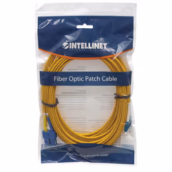 Intellinet Fiber Optic Patch Cable, OS2, LC/SC, 5m, Yellow, Duplex, Single-Mode, 9/125 µm, LSZH, Fibre, Lifetime Warranty, Polybag - Additional view 5