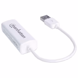 Manhattan USB-A Fast Ethernet Adapter, 10/100 Mbps Network, 480 Mbps (USB 2.0), Hi-Speed USB, RJ45, White, Three Year Warranty, Blister - Additional view 5