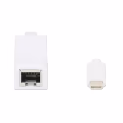 Manhattan USB-C to Gigabit (10/100/1000 Mbps) Network Adapter, White, Equivalent to US1GC30W, supports up to 2 Gbps full-duplex transfer speed, RJ45, Three Year Warranty, Blister - Additional view 4