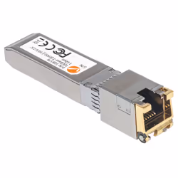 Intellinet Transceiver Module, 10 Gigabit Copper SFP+, 10GBase-T (RJ45) Port, 30m, up to 10 Gbps Data-Transfer Rate with Cat6a Cabling, MSA Complliant, Equivalent to Cisco MA-SFP-10G-T, Three Year Warranty