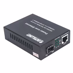 Intellinet Gigabit PoE+ Media Converter, 1 x 1000Base-T RJ45 Port to 1 x SFP Port, PoE+ Injector - Additional view 4
