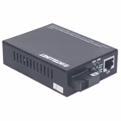 Intellinet Fast Ethernet WDM Bi-Directional Single Mode Media Converter, 10/100Base-Tx to 100Base-Fx (SC) Single-Mode, 20 km (12.4 mi.), WDM (Rx1310/Tx1550)