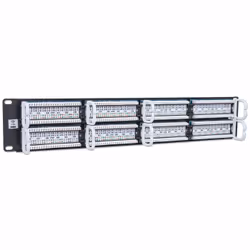 Intellinet Patch Panel, Cat5e, UTP, 48-Port, 2U, Black - Additional view 4