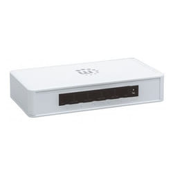 Manhattan 5-Port Gigabit Ethernet Switch, Desktop Size, Plastic, IEEE 802.3az (Energy Efficient Ethernet), Three Year Warranty, Box