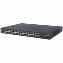 Intellinet 48-Port Gigabit Ethernet Web-Managed Switch with 4 SFP Ports, 48 x 10/100/1000 Mbps RJ45 Ports + 4 x SFP, IEEE 802 ...