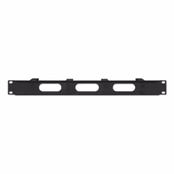 Intellinet 19" Cable Management Panel, 1U, 4 short plastic rings, Black - Additional view 4