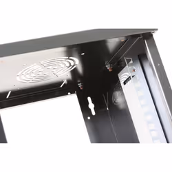 Intellinet 10" Network Cabinet - Wall Mount (Standard), 6U, 300mm Deep, Black, Assembled, Max 60kg, Suitable also for use on desk or floor, Usable Depth 265mm, Metal & Glass Door, Back Panel,Removeable Sides,Parts for wall install (eg screws/rawl plugs) not included - Additional view 4