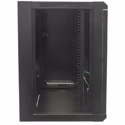 Intellinet 19" Network Cabinet - Wall Mount (Standard), 6U, 450mm Deep, Black, Flatpack, Max 60kg, Suitable also for use on desk or floor, Usable Depth 270mm to 350mm, Metal & Glass Door, Back Panel, Removeable Sides,Parts for wall installation not included - Additional view 5