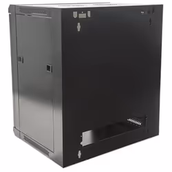Intellinet 19" Network Cabinet - Wall Mount (Standard), 9U, 450mm Deep, Black, Flatpack, Max 60kg, Suitable also for use on desk or floor, Usable Depth 270mm to 350mm, Metal & Glass Door, Back Panel, Removeable Sides,Parts for wall installation not included - Additional view 6
