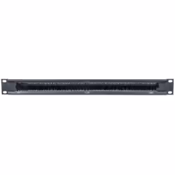 Intellinet 19" Cable Entry Panel, 1U, with Brush Insert, Black - Additional view 4