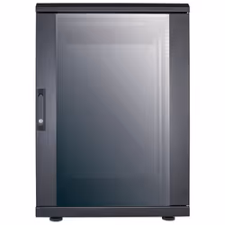 Intellinet 19" Network Cabinet - Free Standing, 16U, 600x600mm (width x depth), Black, Flatpack, Max 1500kg, Multi-Point Door Lock, One Lock Per Side Panel, Usable Depth 123 to 373mm, IP20 rated, Rack, Steel