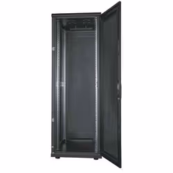 Intellinet 19" Server Cabinet - Free Standing, 42U, 800x1000mm (width x depth), Black, Flatpack, Max 1500kg, Multi-Point Door Lock, One Lock Per Side Panel, Usable Depth 123 to 773mm, IP20 rated, Rack, Steel - Additional view 4