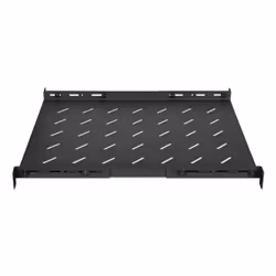 Intellinet 19" Fixed Shelf (adjustable), 1U, 550mm shelf depth, 550 to 750mm adjustable rail depth, Max 20kg, Black, Lifetime warranty - Additional view 4