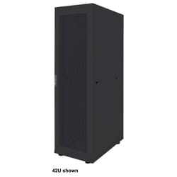 Intellinet 19" Network Cabinet - Free Standing (Basic), 36U, 600x1000mm (width x depth), Black, Flatpack, Max 600kg, Single-Point Door Lock, One Lock Per Side Panel, Usable Depth 123 to 773mm, Rack, IP20 rated, Steel