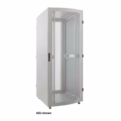 Intellinet 19" Server Cabinet - Free Standing (Premium), 26U, 600x1000mm (width x depth), Grey, Flatpack, Max 2000kg, IP20 rated, Multi-Point Door Lock, Split Side Panels (Two Locks Per Side), Usable Depth 129 to 829mm,Rack, Aluminium