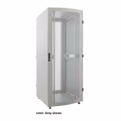 Intellinet 19" Server Cabinet - Free Standing (Premium), 42U, 600x1000mm (width x depth), Black, Flatpack, Max 2000kg, Multi-Point Door Lock, Split Side Panels (Two Locks Per Side), Usable Depth 129 to 829mm, IP20 rated, Rack, Aluminium