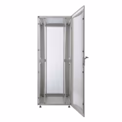 Intellinet 19" Server Cabinet - Free Standing (Premium), 26U, 600x1000mm (width x depth), Grey, Assembled, Max 2000kg, Multi-Point Door Lock, Split Side Panels (Two Locks Per Side), Usable Depth 129 to 829mm, IP20 rated, Rack, Aluminium