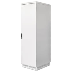 Intellinet Industrial IP55 19" Network Cabinet with Integrated Fans, 42U 800 mm (31.5 in.) Depth, Roof-mounted Four-fan Ventilation Unit, Dust-ingress and Water-jet Protection, Floor-standing, Assembled, Light Gray RAL7035