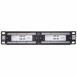 Intellinet Patch Panel, Cat6, 10", UTP, 1U, 12-Port, Black - Additional view 4