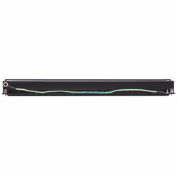 Intellinet Patch Panel, Cat6a, FTP, 24-Port, 1U, Shielded, 90° Top-Entry Punch Down Blocks, Black - Additional view 4