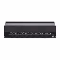 Intellinet Patch Panel, Cat6a, FTP, 8-Port, Desktop, Shielded, 90° Top-Entry Punch Down Blocks, Black - Additional view 4