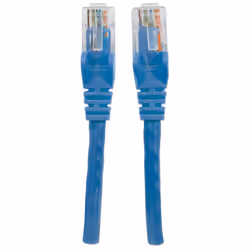 Intellinet Network Patch Cable, Cat6, 20m, Blue, CCA, U/UTP, PVC, RJ45, Gold Plated Contacts, Snagless, Booted, Lifetime Warranty, Polybag - Additional view 4
